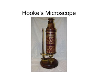 Hooke’s Microscope
 