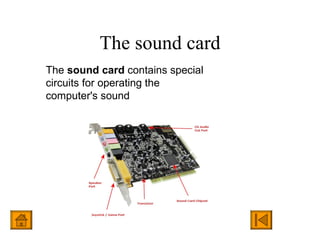 Sound Diagram Computer Inside The Computer | PPT