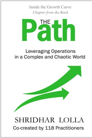 Leveraging Operations
in a Complex and Chaotic World
Co-created by 118 Practitioners
SHRIDHAR LOLLA
THE
Path
DOSSIER FOR CO-CREATORSInside the Growth Curve
Chapter from the Book
 