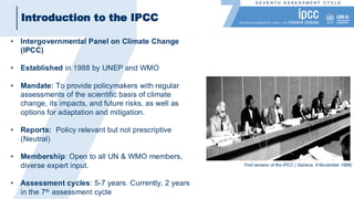 Ipcc Risk Equation Inside the IPCC Ermira Fida IPCC Dep Sec | PDF