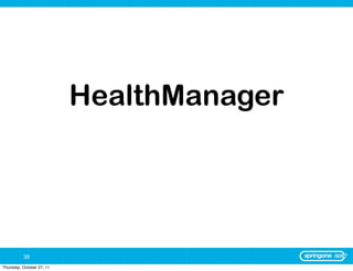 HealthManager




          38
Thursday, October 27, 11
 