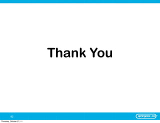 Thank You



          62
Thursday, October 27, 11
 