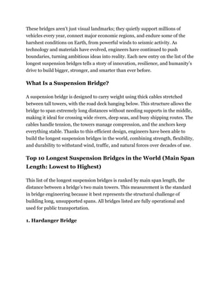 Inside the Top 10 Longest Suspension Bridges in the World Ever Built.pdf