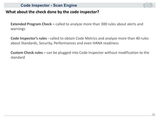 ABAP Test Cockpit in action with Doctor ZedGe and abap2xlsx | PDF