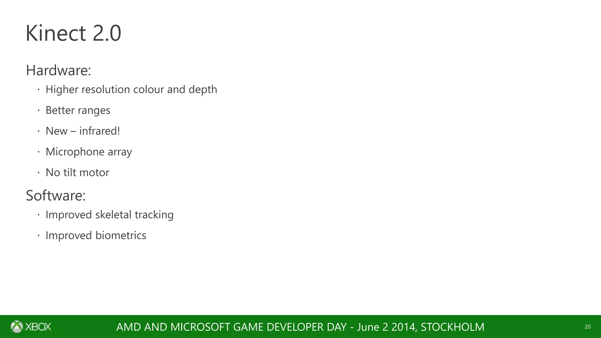 AMD AND MICROSOFT GAME DEVELOPER DAY - June 2 2014, STOCKHOLM
 