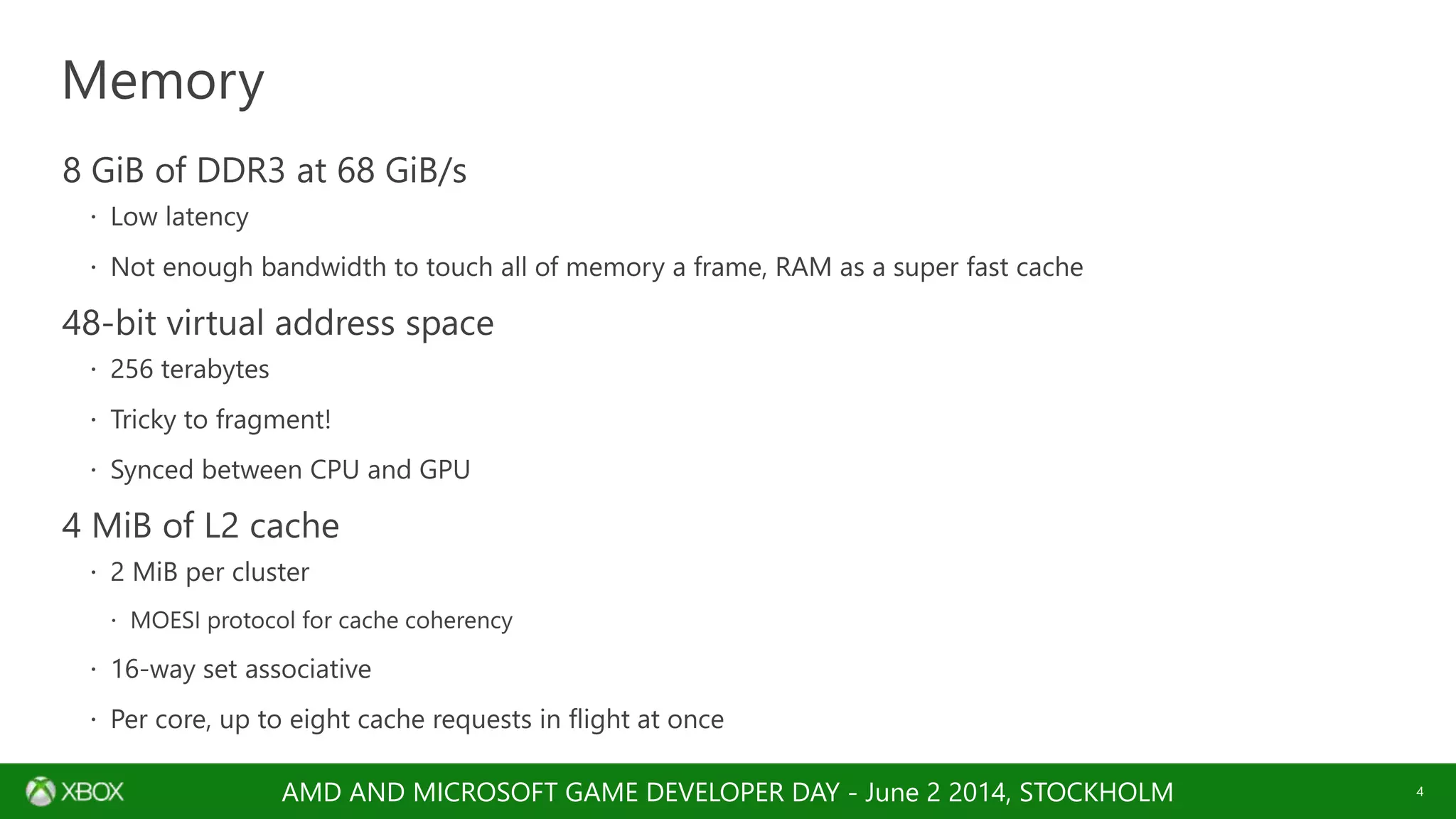 AMD AND MICROSOFT GAME DEVELOPER DAY - June 2 2014, STOCKHOLM
 