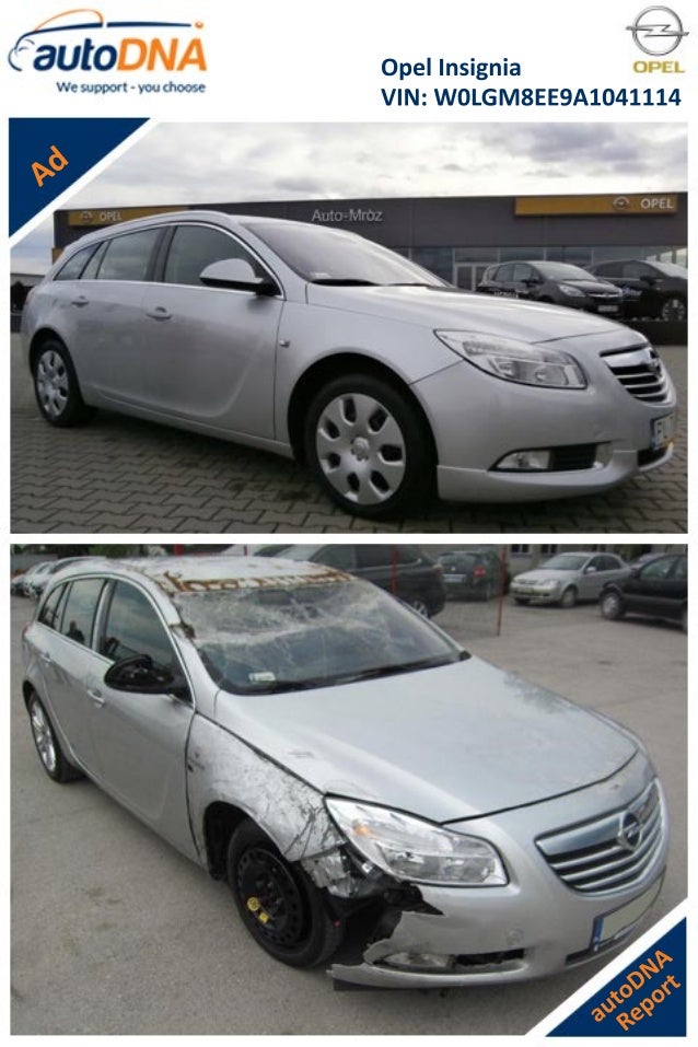 Opel insignia vin