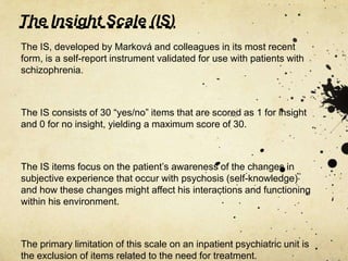 Insight - Psychiatry | PPTX