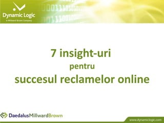 7 insight-uri  pentru succesul reclamelor online 