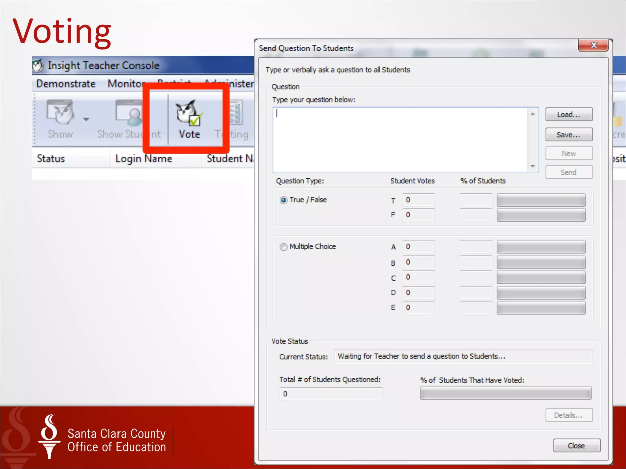 34
Show	
  Student	
  Screen	
  to	
  Class
 