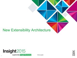 New Extensibility Architecture
41
 