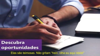 MoacirMoura
Soluções & Resultados
O VENDEDOR
Vender é
relacionamento.
Elas são teimosas. Não gritam “hein, olha eu aqui óóóó!”
 