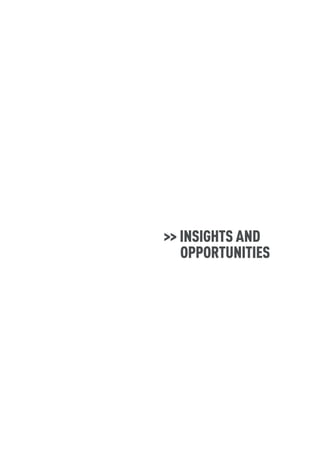 >> INSIGHTS AND
   OPPORTUNITIES
 