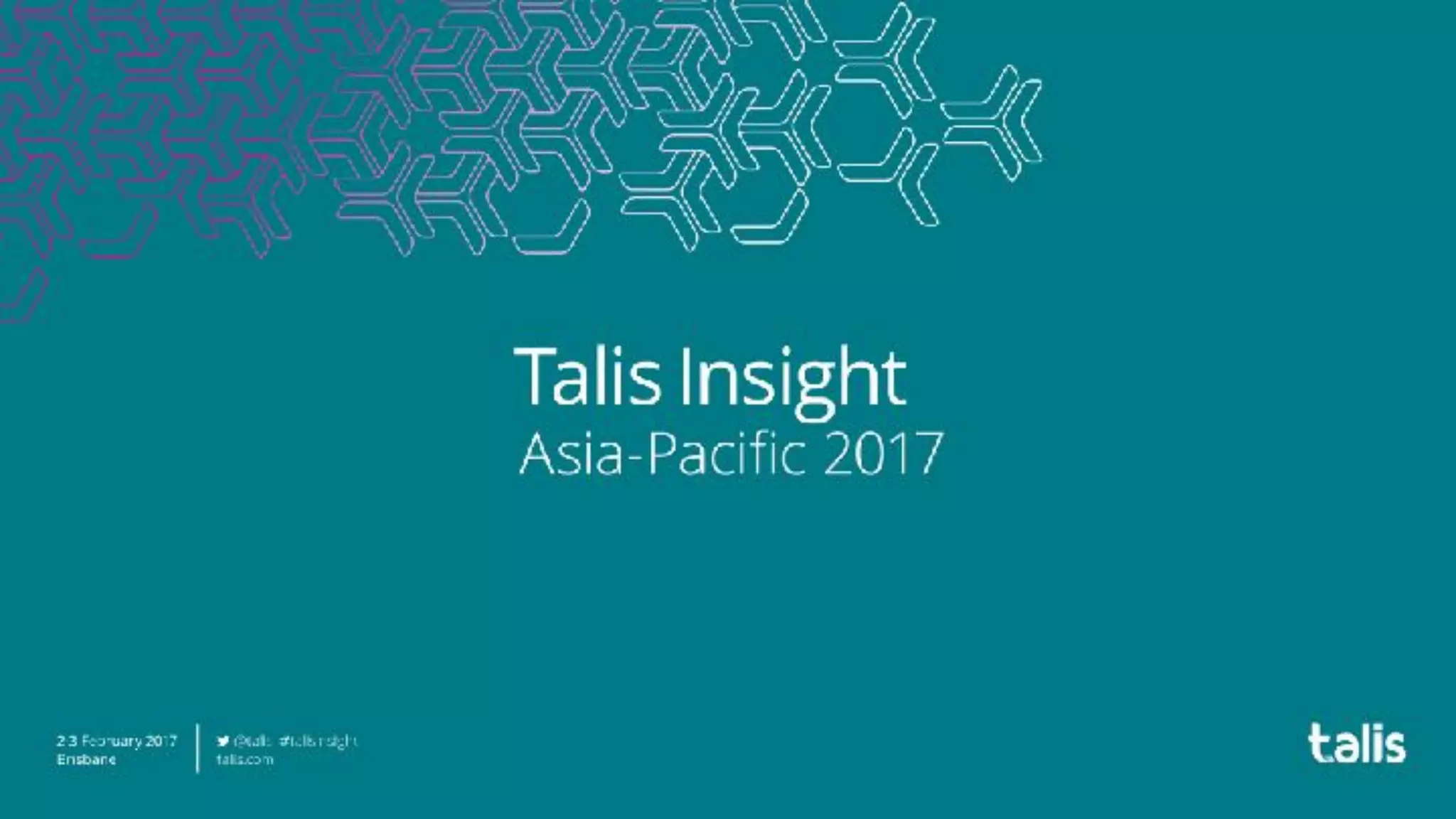 Insight Asia-Pacific 2017: Talis Keynote