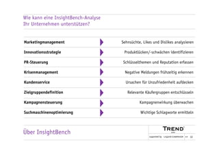 Social Media Analyse mit InsightBench