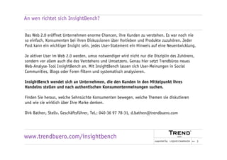 Social Media Analyse mit InsightBench