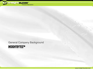 InsightBytes™General Company Background