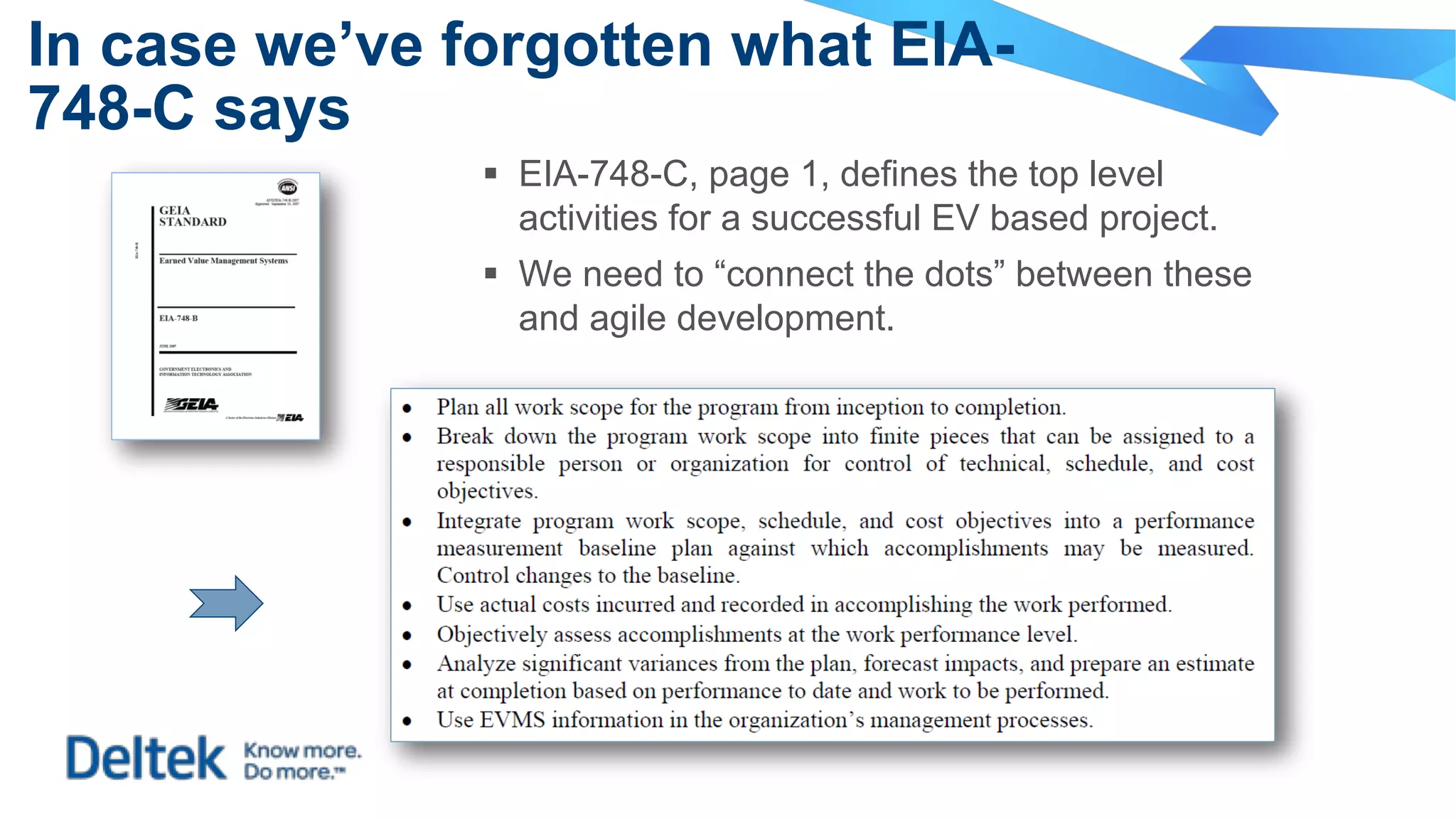 Earned Value Management and Agile | PPT