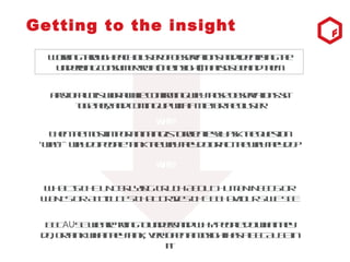 Insight Generation Process | PPT