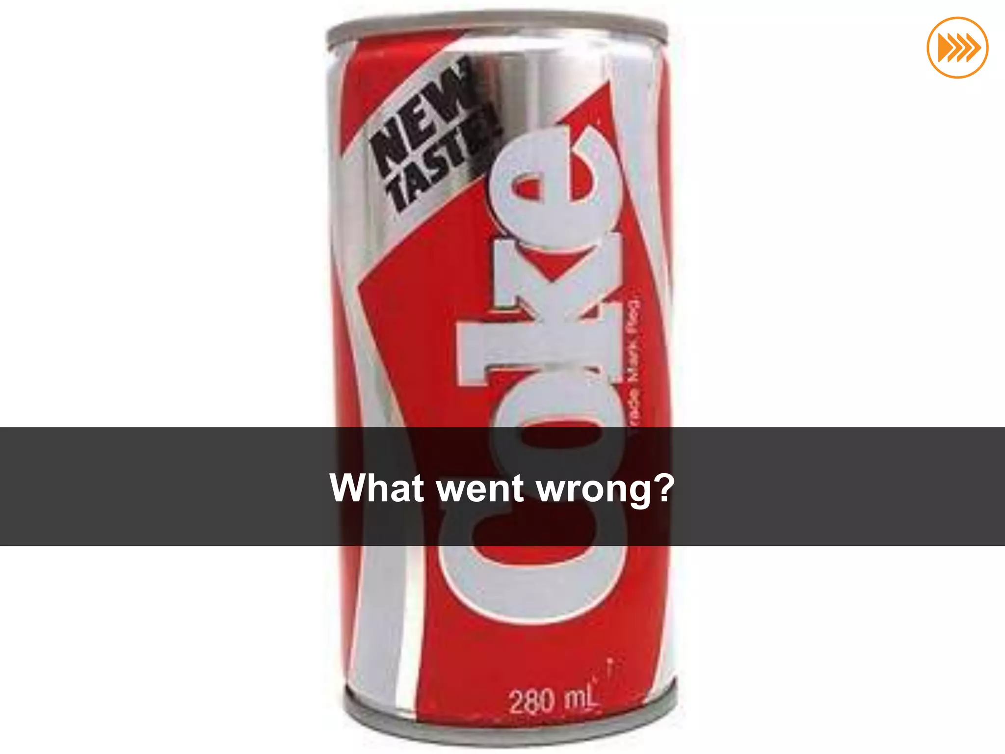 What went wrong?
 