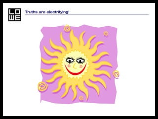 Truths are electrifying! 