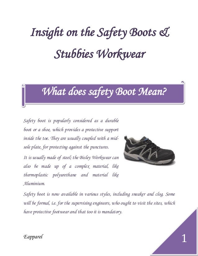 boots and workwear