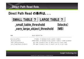 [INSIGHT OUT 2011] C22 RAC buffer sharing の仕組み(yamashita) | PDF