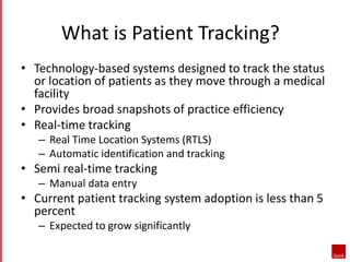 Insights Webinar - Patient Tracking Solutions | PPTX