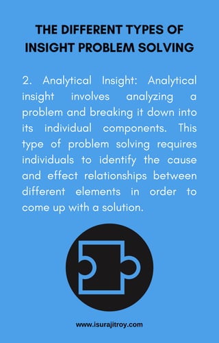 Insight Problem Solving - eBook | PDF