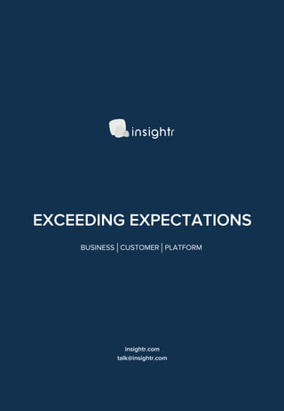 Insightr Consulting - Brand services brochure