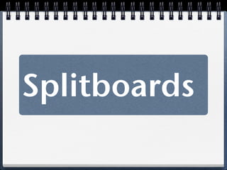 Splitboards
 