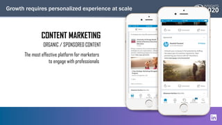 Growth requires personalized experience at scale
ORGANIC / SPONSORED CONTENT
The most effective platform for marketers
to ...