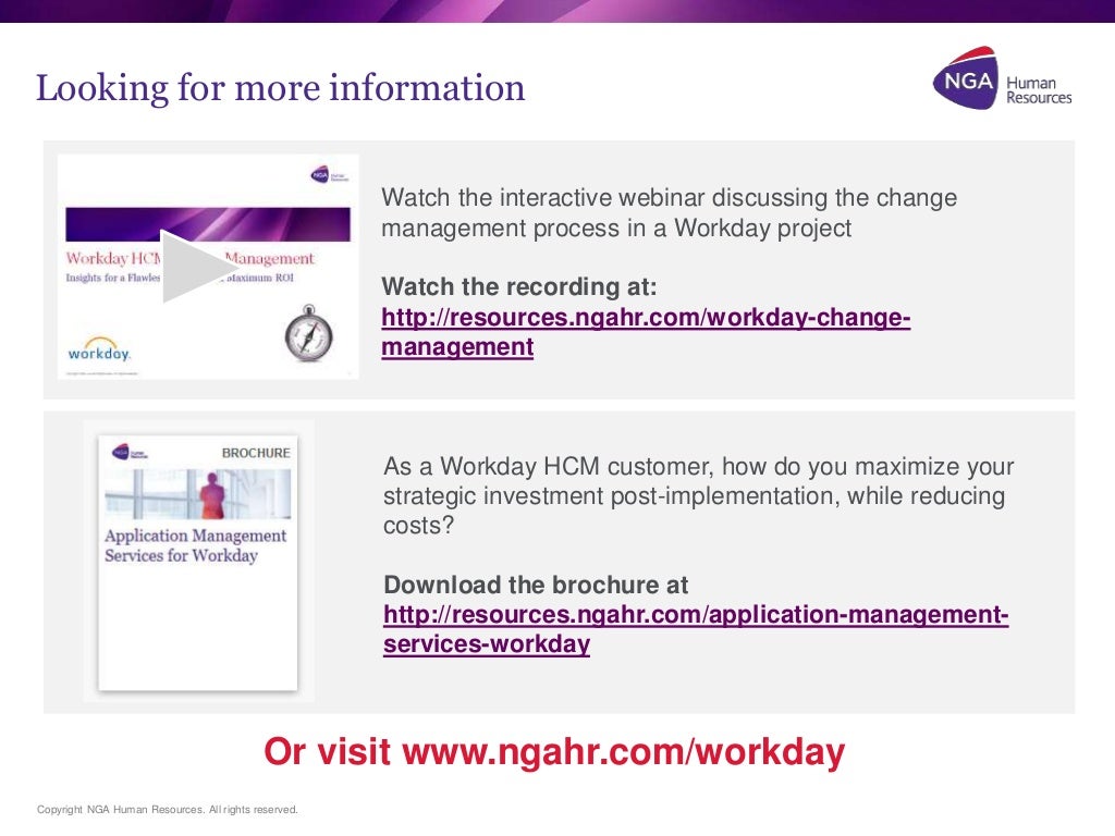 Workday Change Management