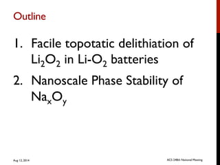 Insights into nanoscale phase stability and charging mechanisms in ...