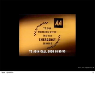 Simon Law - October 11th, 2006 (Revised March 2009)




Friday, 3 April 2009                                                23
 
