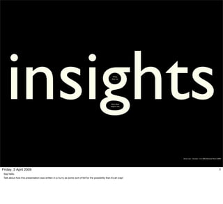 insights                                                                                                What
             ...