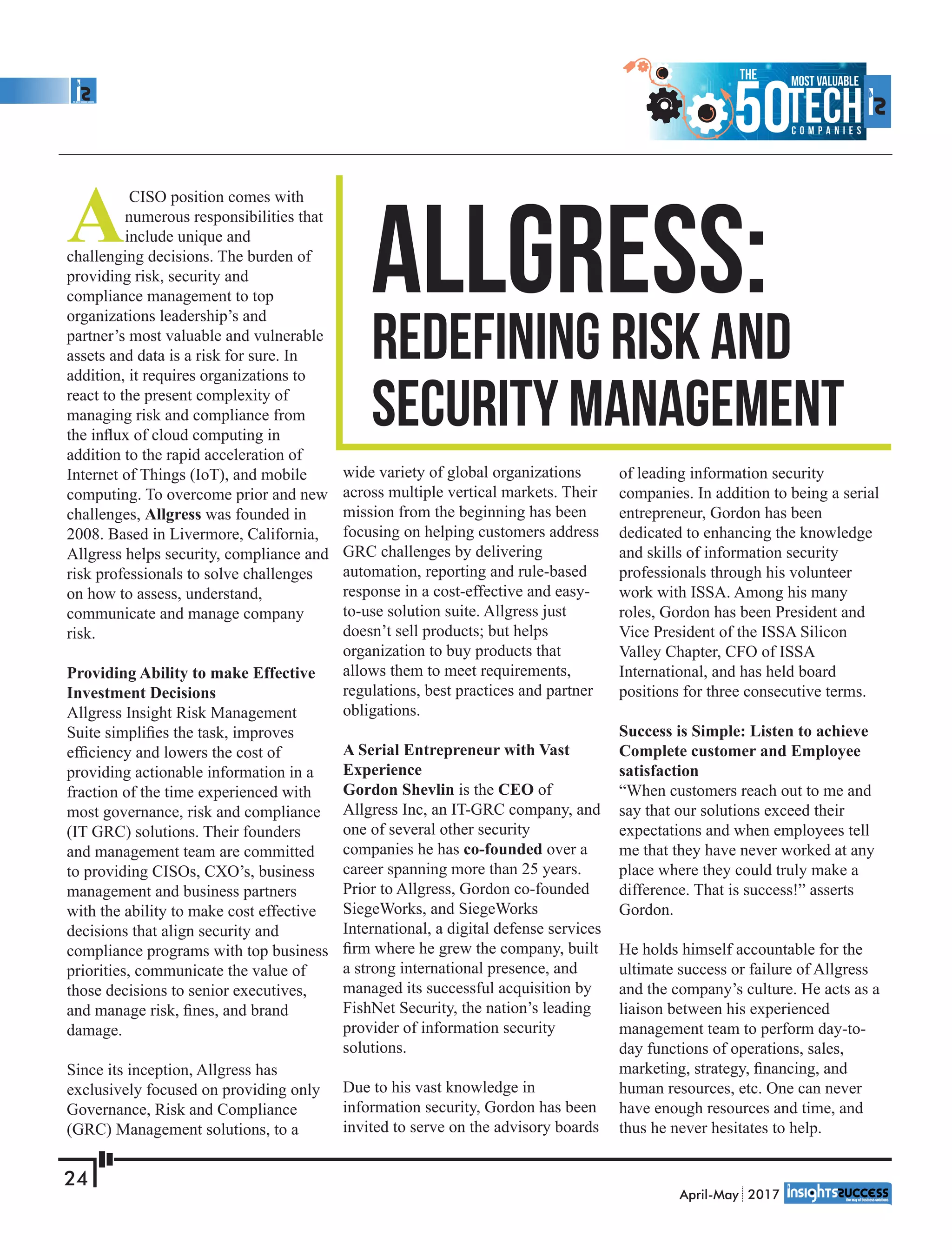 The 50 most valuable tech companies April 2017