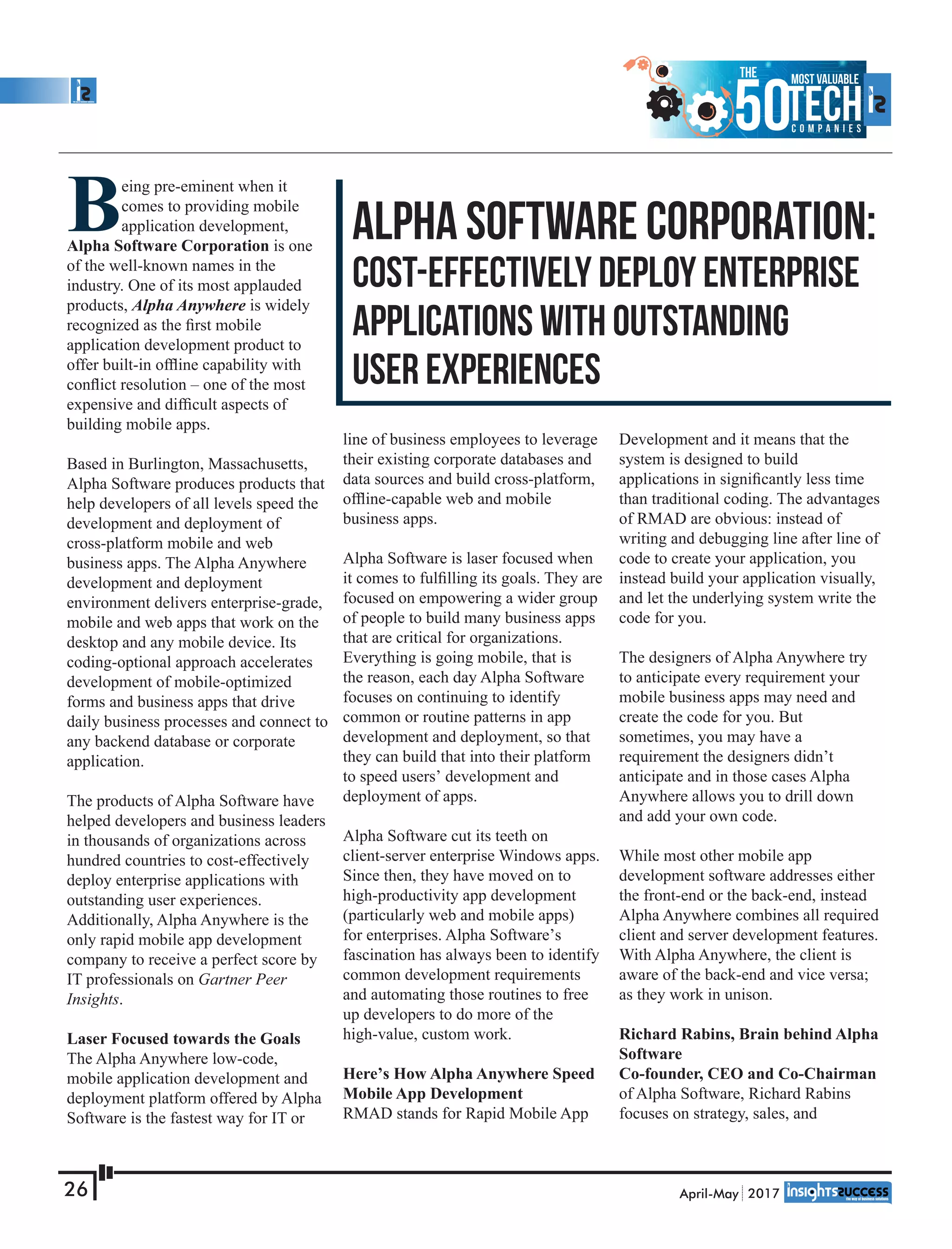 The 50 most valuable tech companies April 2017