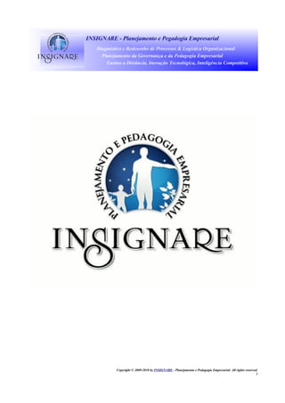 INSIGNARE – Planejamento e Pedagogia Empresarial




                        Copyright © 2009-2010 by INSIGNARE - Planejamento e Pedagogia Empresarial. All rights reserved.
                                                                                                                      1
 