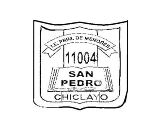 Insignia Institución Educativa  N°11004 San Pedro  para colorear
