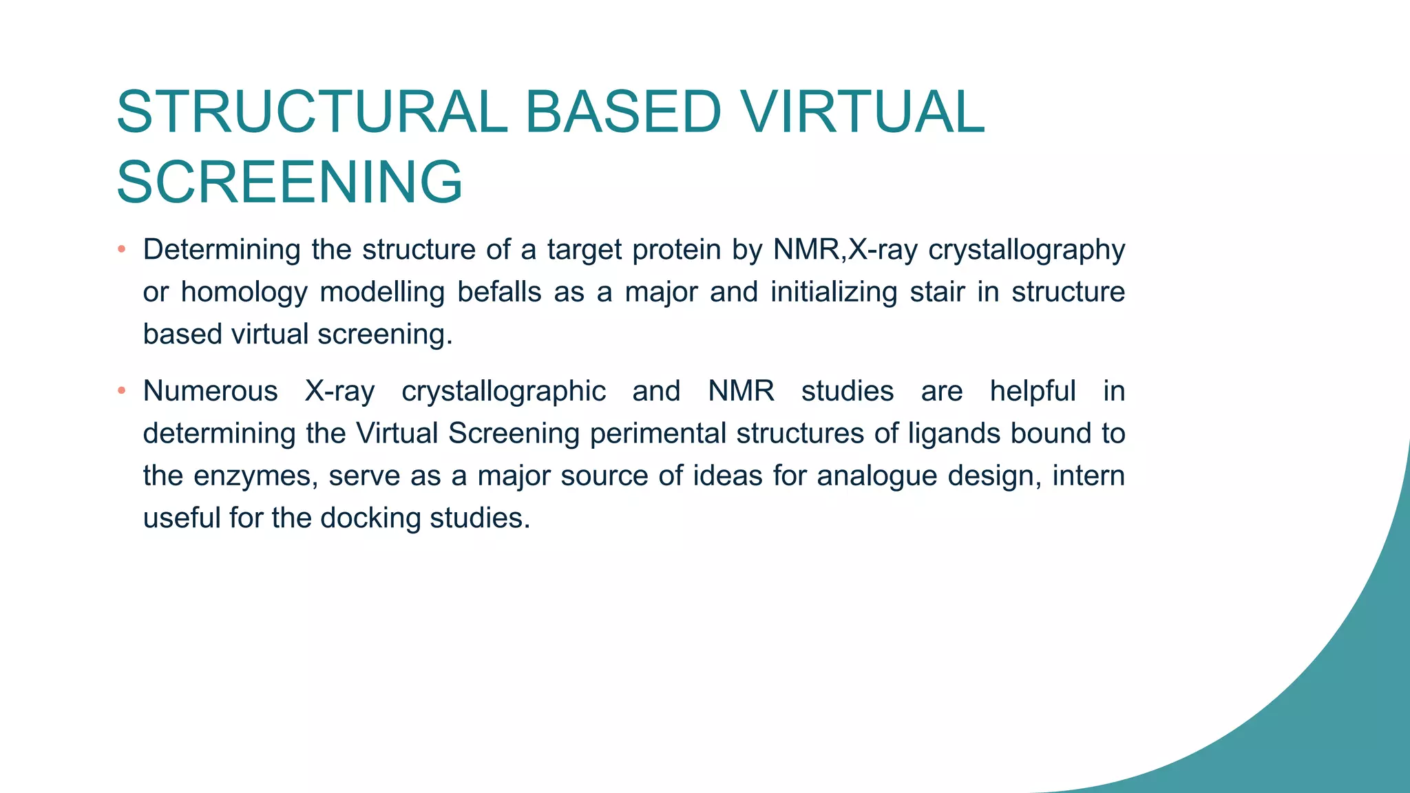 INSILICO DRUG DESIGN AND VIRTUAL SCREENING IN CADD.pptx