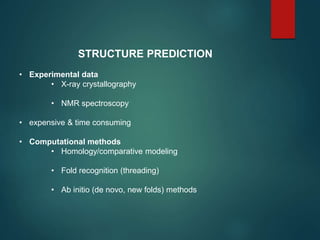 In silico structure prediction | PPTX