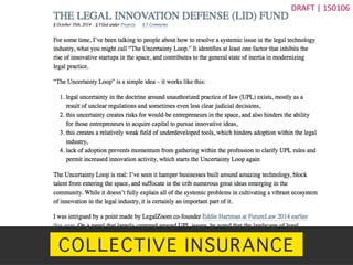 ?	
 ?
DRAFT	
 ?|	
 ?150106	
 ?
COLLECTIVE INSURANCE?
DRAFT	
 ?|	
 ?150106	
 ?
 