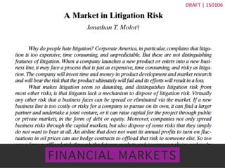 ?	
 ?
DRAFT	
 ?|	
 ?150106	
 ?
FINANCIAL MARKETS?
DRAFT	
 ?|	
 ?150106	
 ?
 