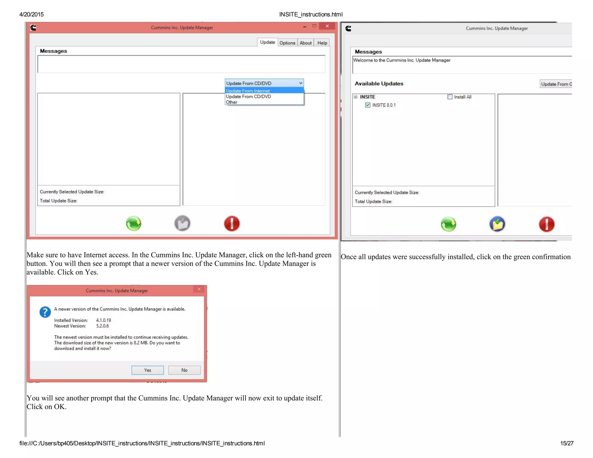 cummins Insite instructions | PDF
