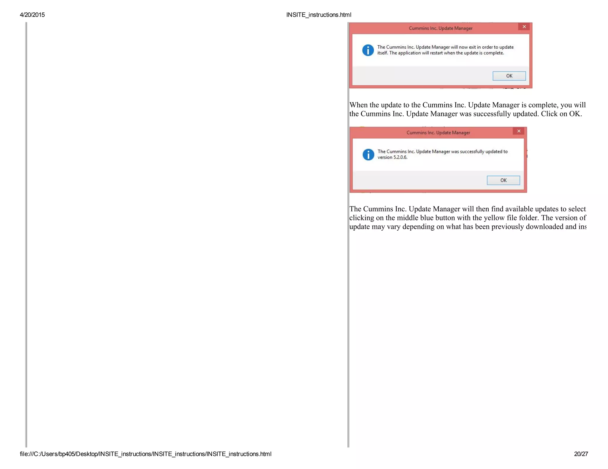 cummins Insite instructions | PDF