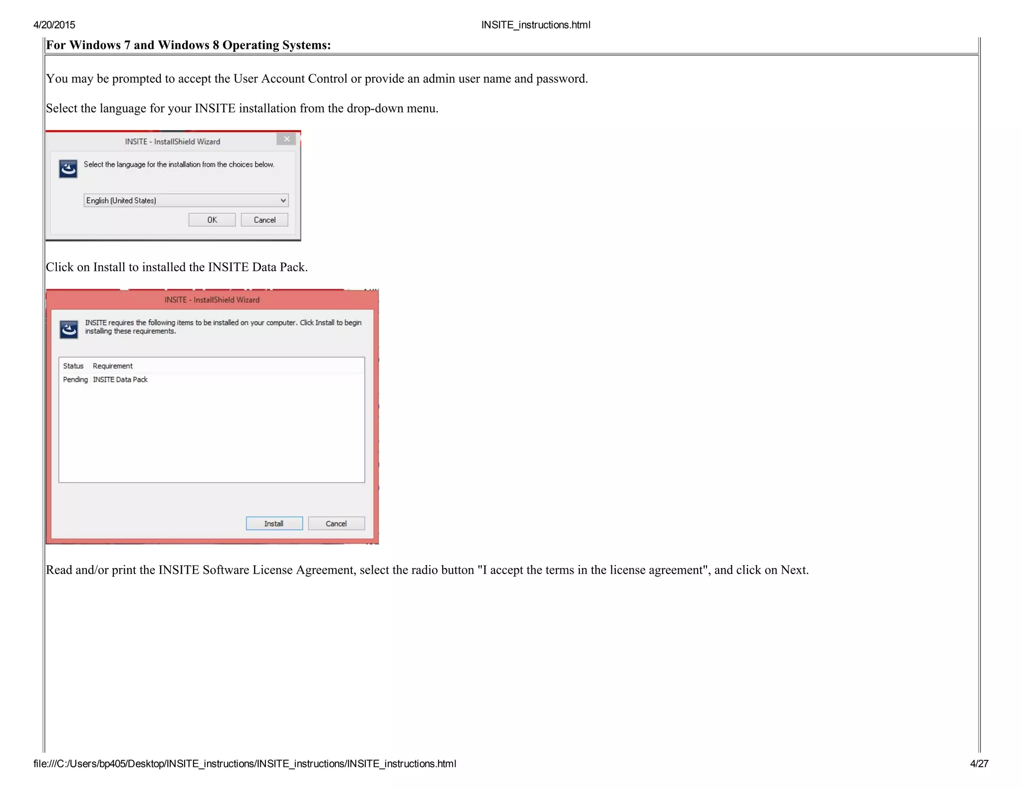 cummins Insite instructions | PDF