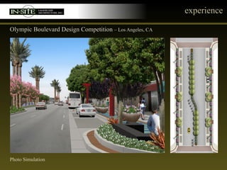 experience Olympic Boulevard Design Competition  – Los Angeles, CA Photo Simulation 