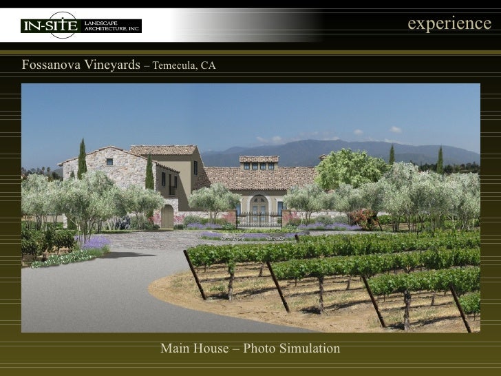 In Site Landscape Architecture Inc In-Site Landscape Architecture, Inc. - Projects
