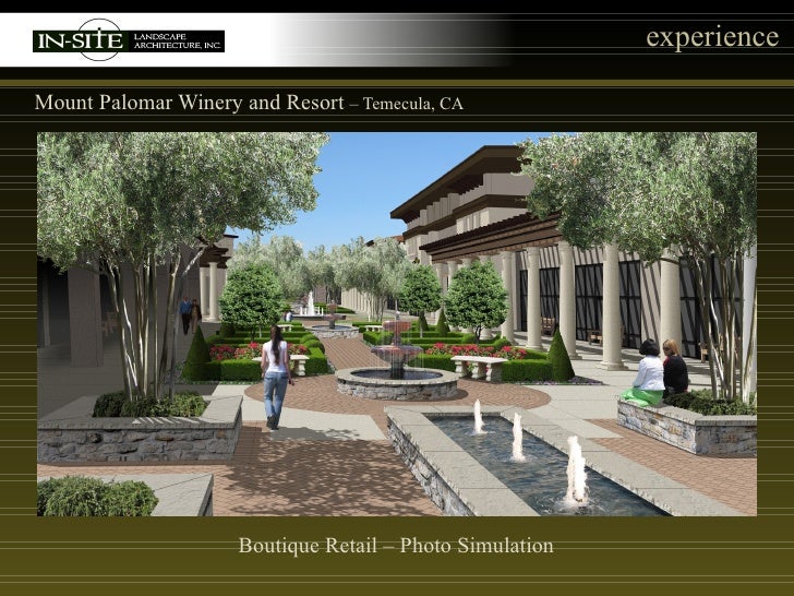 In Site Landscape Architecture Inc In-Site Landscape Architecture, Inc. - Projects